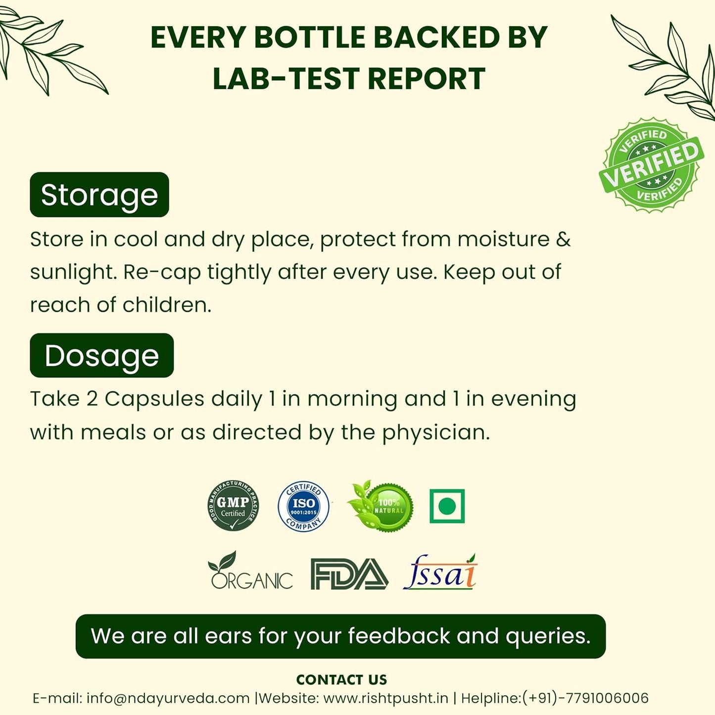 Rishtpusht Triphala Capsule